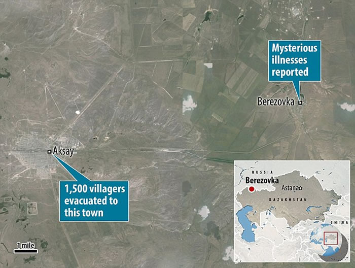 哈萨克斯坦村庄村民患上不明原因嗜睡症，政府组织居民迁离此村庄