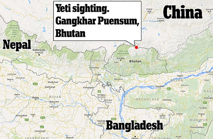 登山家Steve Berry称在喜马拉雅山深处发现古老的野兽“夜帝”( yeti)脚印