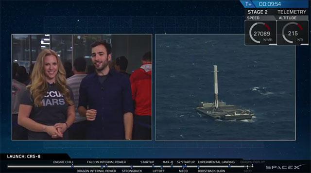 SpaceX做到了！今凌晨成功实现世界首次海上回收火箭