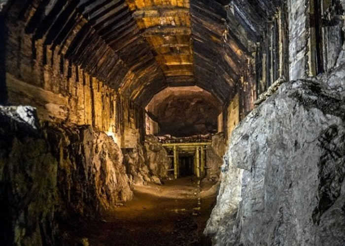 专家团队继续寻找黄金列车的踪影。图为黄金列车构想图。