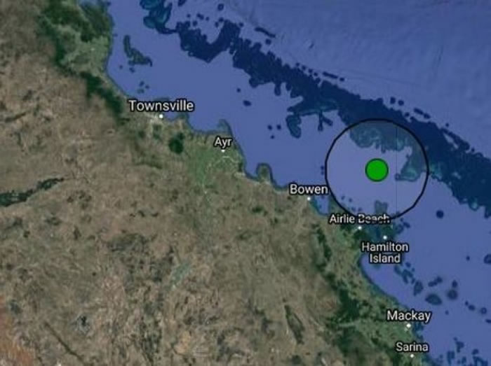 灿烂的流星消失海上位置图。