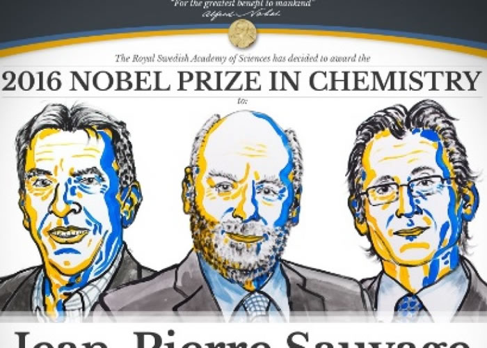 三位科学家分别来自欧美。