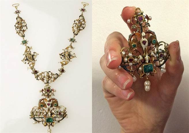 这条吊坠可以1万英镑(约新台币40.2万元)至2万英镑(约新台币81万元)的高价出售