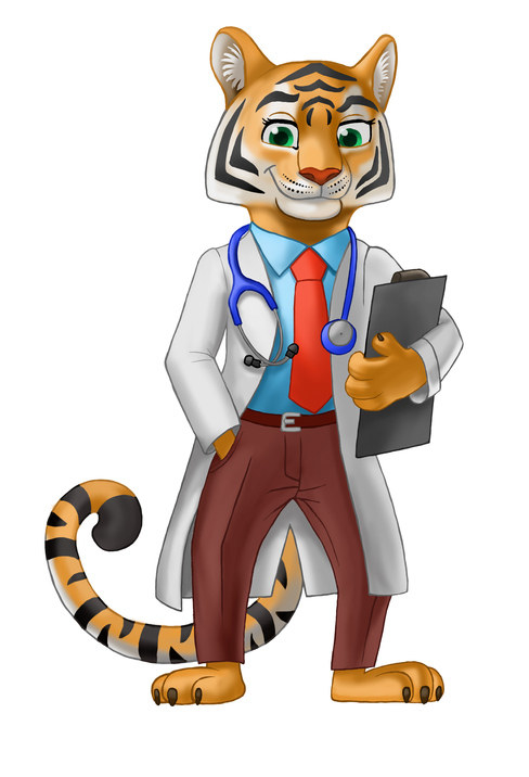 原來老虎的毛发底下皮膚長這樣！剃毛後模樣會讓你再也回不去！