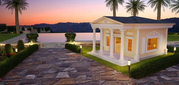 豪华狗屋要价600万台币(图/翻摄自Hecate Verona。)