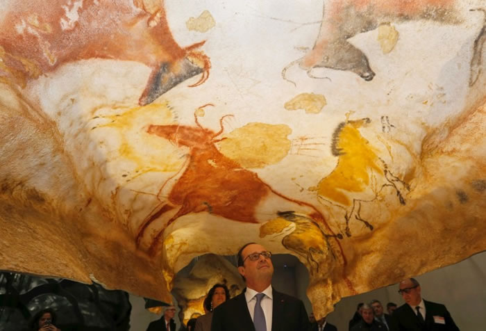 法国史前洞穴壁画“拉斯科洞窟4号”（Lascaux 4）复制展览馆揭幕