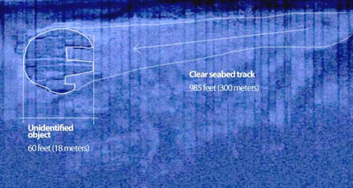 2011年在波罗的海（Baltic Sea）的海底被发现