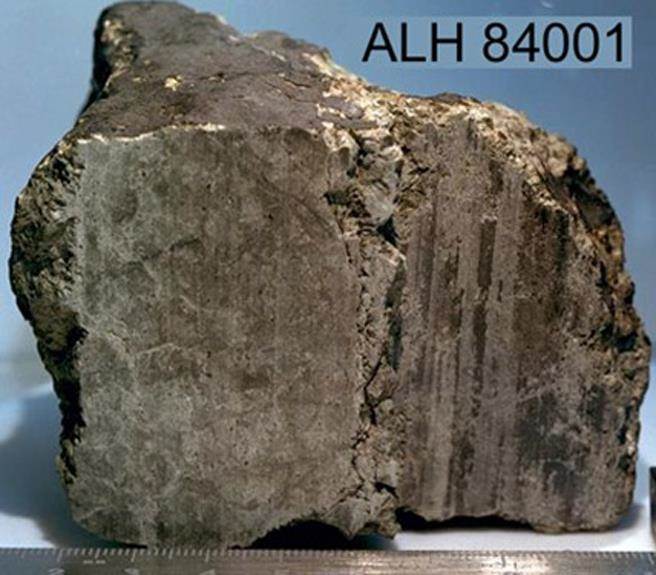 1984年12月，NASA地质学家在南极发现火星陨石，编号是ALH84001。