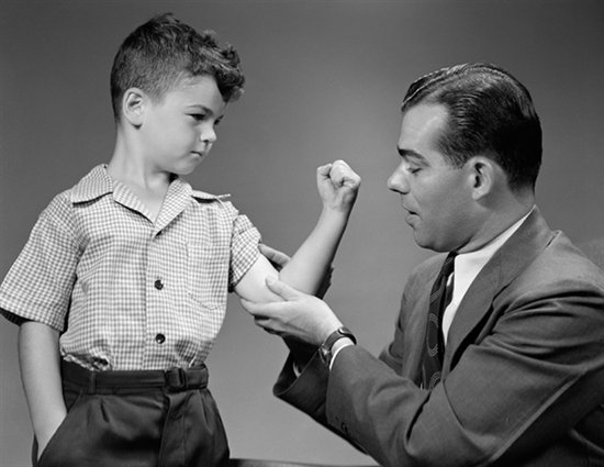 合胞素促进男性肌肉增长。图片来源：H. Armstrong Roberts