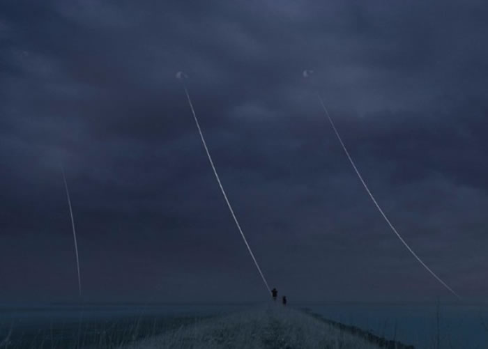 荷兰研发发光风筝 点缀环境同时具备发电功能