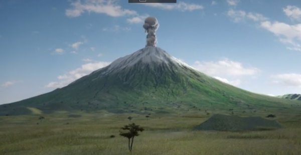 伦盖伊火山附近发现了上百个古人类脚印