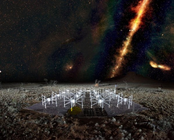 如果能看见无线电波，太空会是什么样呢？