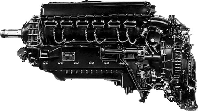 早期梅林3型液冷活塞式发动机 早期梅林3型液冷活塞式发动机